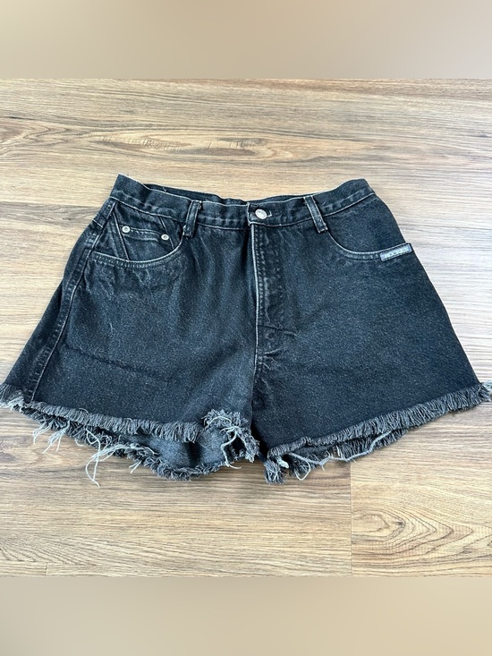 Rockies Pants - Vintage Rockies High Waisted Cut Off Denim Jean Shorts Western Black Womens 11